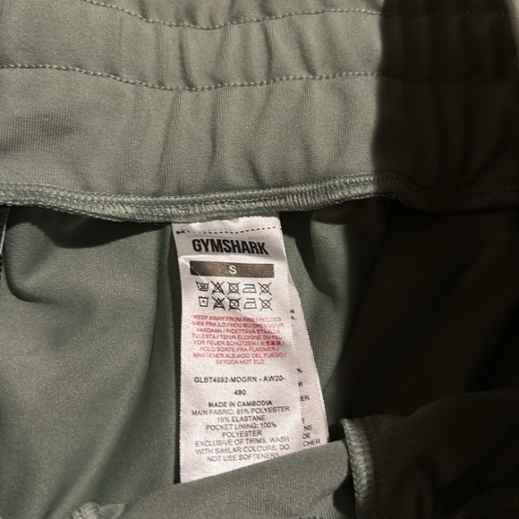 Gymshark x Whitney Simmons Moss Green Joggers Small NWT - Picture 7 of 9